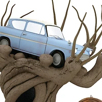 Harry Potter and the Chamber of Secrets™ Collection Flying Ford Anglia in the Whomping Willow™ Tree Topper With Light and Sound for only USD 158.99 | Hallmark