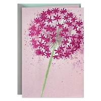 Purple Allium Flower Blank Card for only USD 4.59 | Hallmark