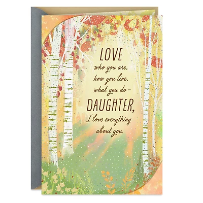Love Everything About You Thanksgiving Card for Daughter for only USD 3.59 | Hallmark