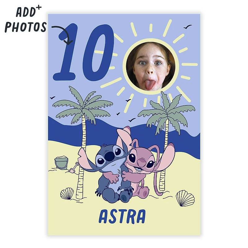 Disney Lilo & Stitch With Angel Custom Birthday Card for only USD 4.99 | Hallmark