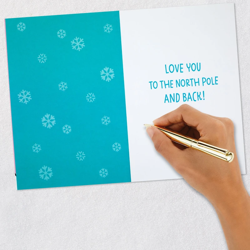 Love You to the North Pole and Back Christmas Card for Granddaughter for only USD 3.59 | Hallmark
