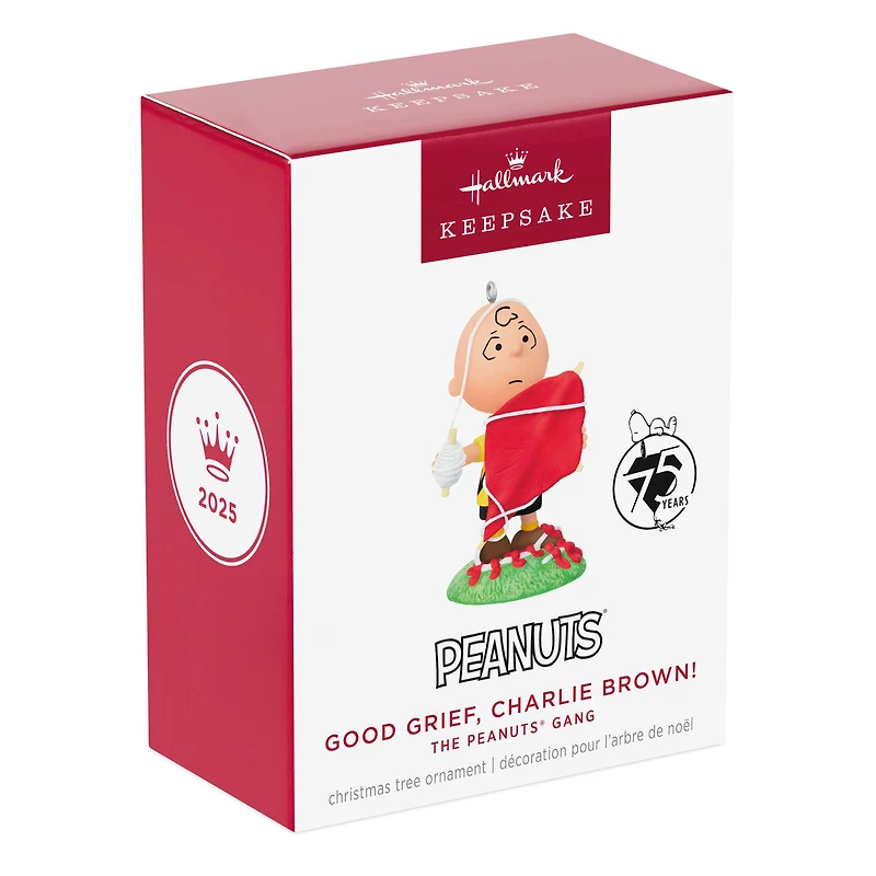 The Peanuts® Gang 75th Anniversary Good Grief, Charlie Brown! Ornament for only USD 23.99 | Hallmark