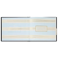 Gold on Navy Linen Customizable Guest Book for only USD 26.99 | Hallmark