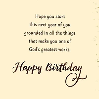 God Made You Wonderful Birthday Card for only USD 4.59 | Hallmark