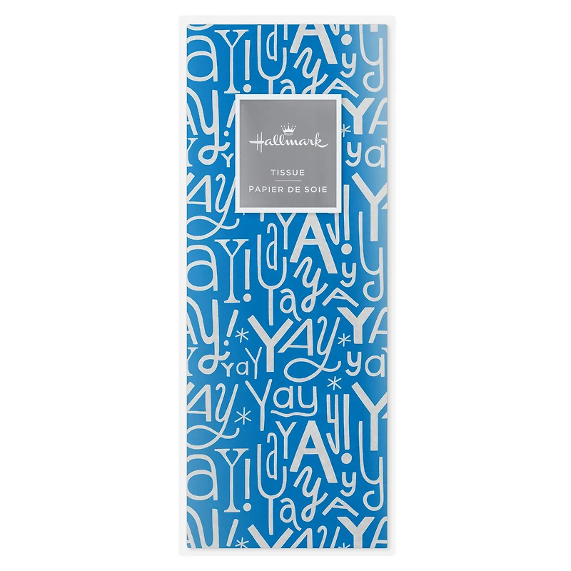 Yay Doodles on Blue Tissue Paper, 6 Sheets for only USD 1.99 | Hallmark