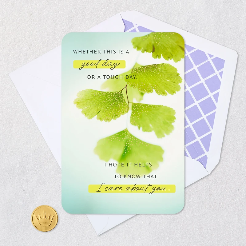 I Care About You, Today and Every Day Encouragement Card for only USD 2.99 | Hallmark