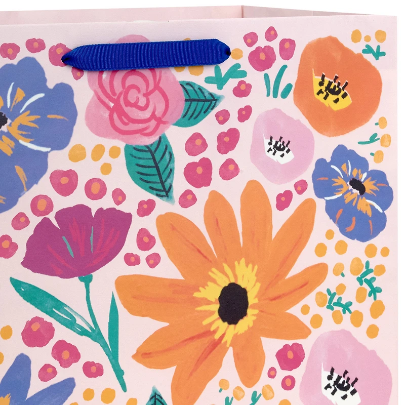 15" Pink Garden Floral Extra-Deep Gift Bag for only USD 5.49 | Hallmark