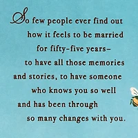 So Lucky and Grateful 55th Anniversary Card for Husband or Wife for only USD 4.99 | Hallmark