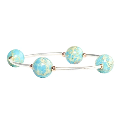 Made As Intended Blue Jasper Blessing Bracelet for only USD 28.99 | Hallmark