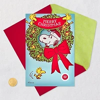 Peanuts® Snoopy and Woodstock Bright and Joyful Musical Christmas Card With Light for only USD 8.99 | Hallmark