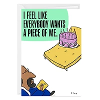 Everybody Wants a Piece Funny Custom Birthday Card for only USD 4.99 | Hallmark