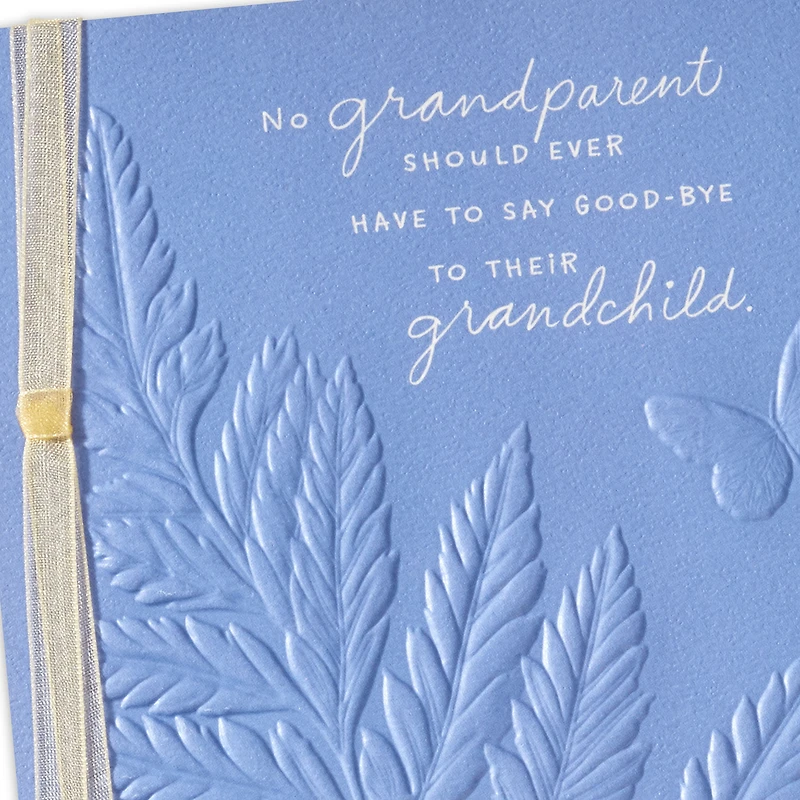 No Grandparent Should Have to Say Good-bye Sympathy Card for Loss of Grandchild for only USD 4.59 | Hallmark