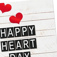 Letter Tiles on Wood Plank Valentine's Day Cards, Pack of 6 for only USD 6.99 | Hallmark