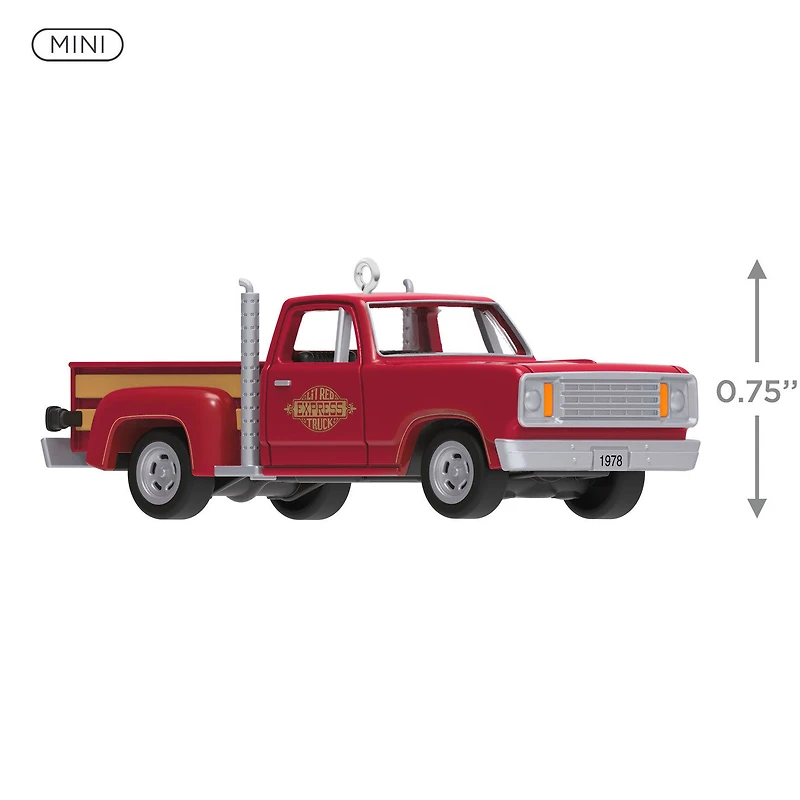 Mini Lil' American Trucks 1978 Dodge Li'l Red Express Truck 2025 Metal Ornament, 0.75" for only USD 15.99 | Hallmark