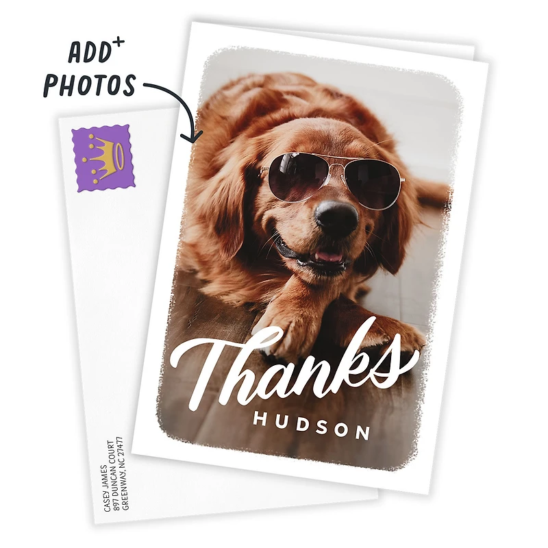 Personalized Full Photo Thank-You Card for only USD 4.99 | Hallmark