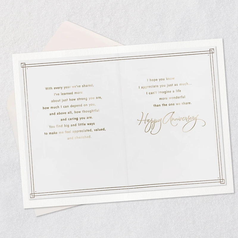 Love Sharing Life With You Romantic Anniversary Card for only USD 6.99 | Hallmark