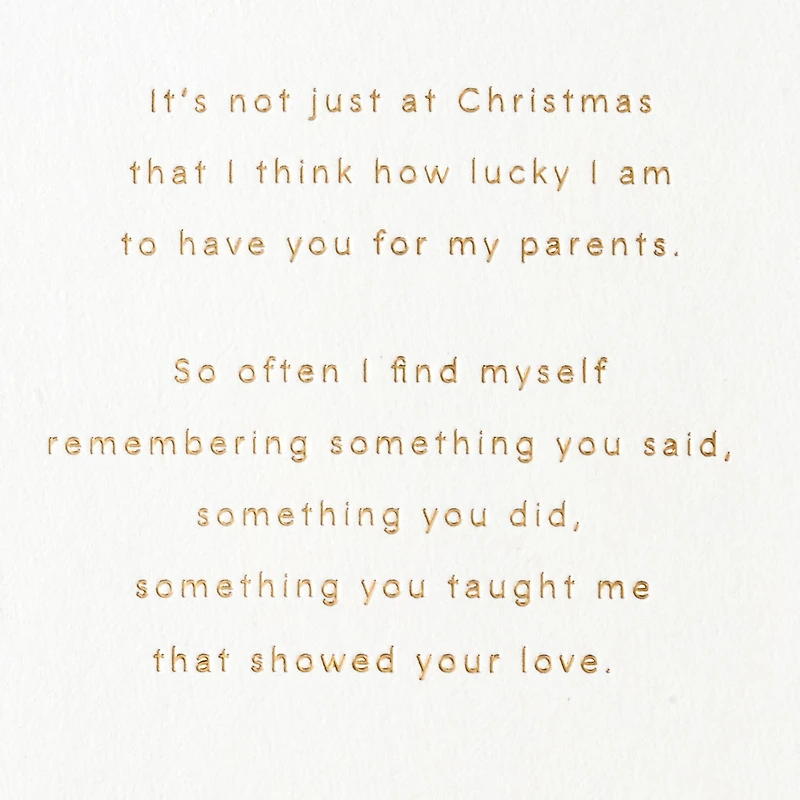 Thankful to Be Your Daughter Christmas Card for Mom and Dad for only USD 4.59 | Hallmark