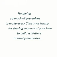 You're Loved and Appreciated Christmas Card for Mom and Dad From Us for only USD 5.99 | Hallmark