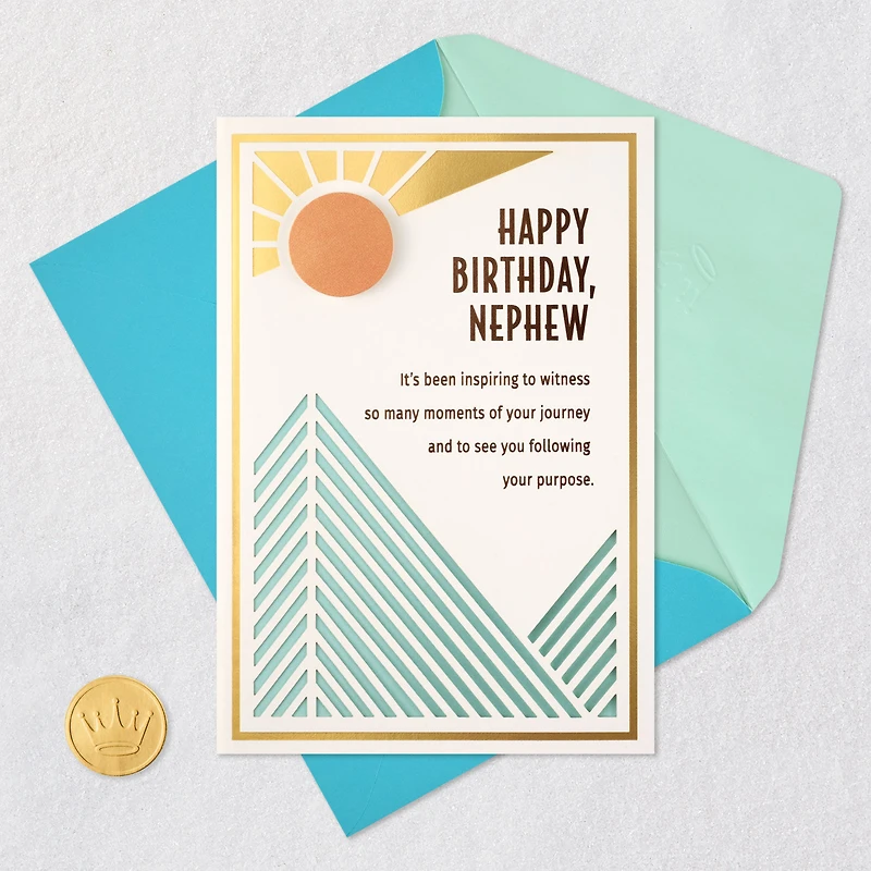 Celebrating Your Journey Birthday Card for Nephew for only USD 6.99 | Hallmark