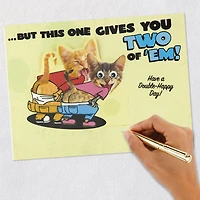Mooning Cats Funny Pop-Up Birthday Card From Both for only USD 4.99 | Hallmark