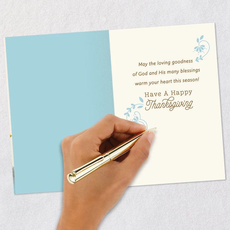 May His Blessings Warm Your Heart Religious Thanksgiving Card for only USD 2.00 | Hallmark