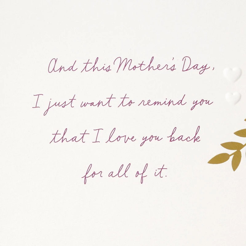 Love You Back Mother's Day Card for Mom for only USD 5.99 | Hallmark