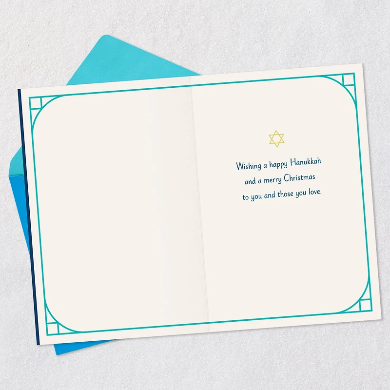 Happy Hanukkah and Merry Christmas Holiday Card for only USD 3.99 | Hallmark