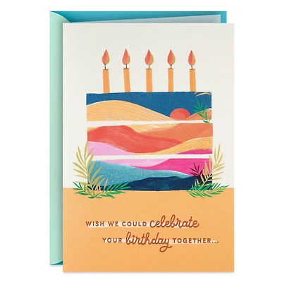Celebrating You Across the Miles Birthday Card for only USD 3.59 | Hallmark