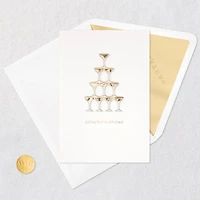 Cheers to a Lifetime of Happiness Wedding Card for only USD 8.59 | Hallmark