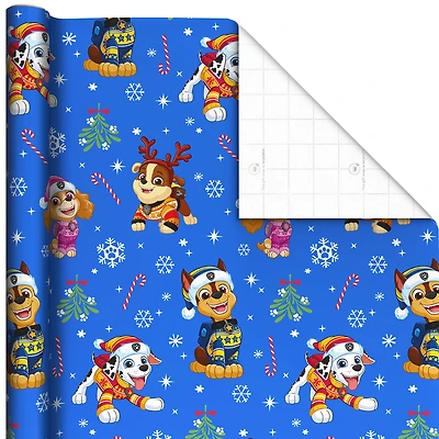 Paw Patrol™ Winter Fun on Blue Christmas Wrapping Paper Roll, 25 sq. ft. for only USD 4.99 | Hallmark