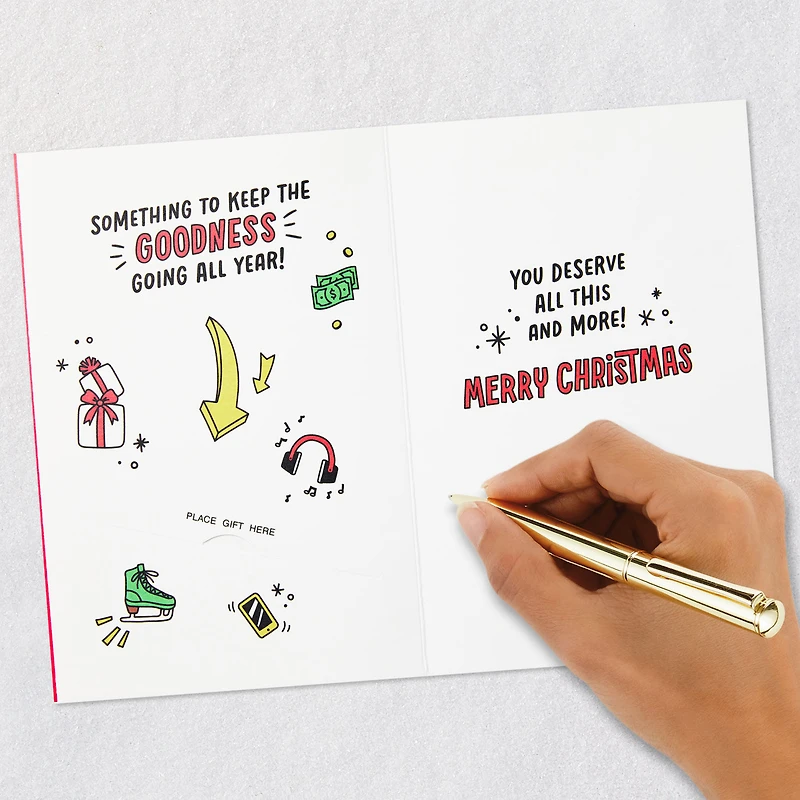 Extra Merry Money Holder Christmas Card for 3 Gift Cards for only USD 5.99 | Hallmark