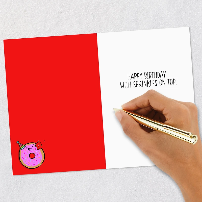 Rainbow Sprinkle Donut Birthday Card for only USD 3.99 | Hallmark