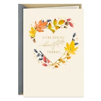 We're Giving Heartfelt Thanks for You Thanksgiving Card for only USD 3.99 | Hallmark