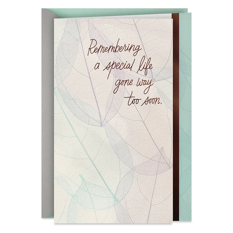 Remembering a Special Life Gone Too Soon Sympathy Card for only USD 3.99 | Hallmark