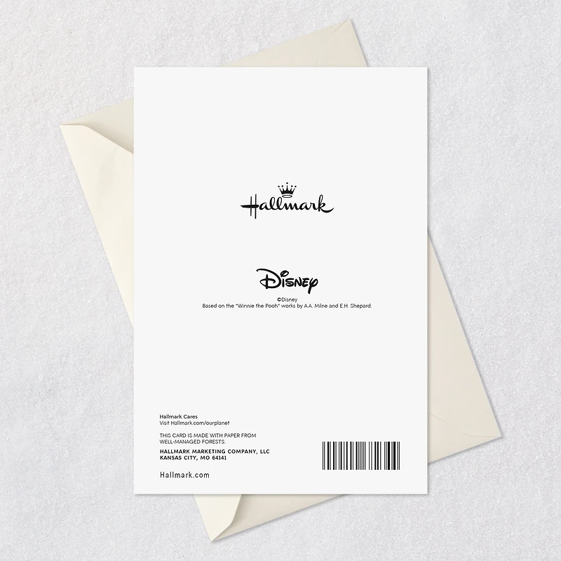 Disney Winnie the Pooh, Piglet and Eeyore New Baby Girl Card for only USD 2.99 | Hallmark
