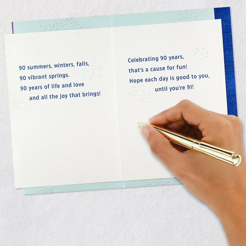 Life, Love and All the Joy 90th Birthday Card for only USD 5.99 | Hallmark