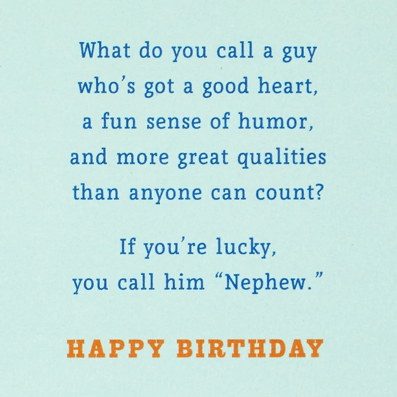 Good Heart and More Birthday Card for Nephew for only USD 5.99 | Hallmark