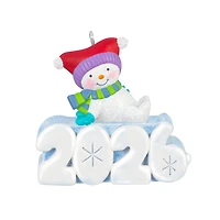 Mini A Snowy 2026 Ornament With Light, 1.25" for only USD 15.99 | Hallmark