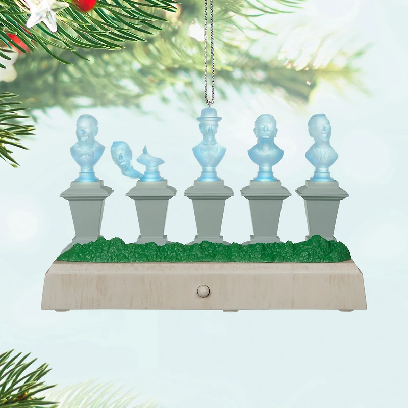 Disney The Haunted Mansion Collection The Singing Busts Ornament With Light and Sound for only USD 55.99 | Hallmark
