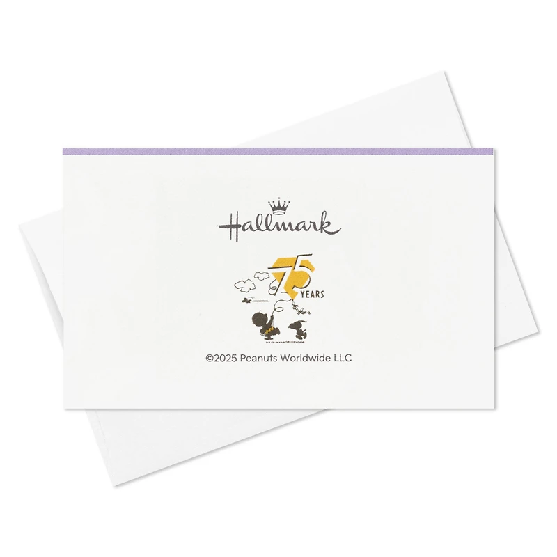 Peanuts® 75th Anniversary Nostalgic Scenes Assorted Blank Mini Note Cards, Pack of 12 for only USD 8.99 | Hallmark