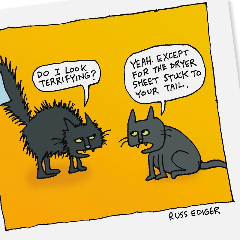 Terrifying Cat Funny Halloween Card for only USD 3.49 | Hallmark