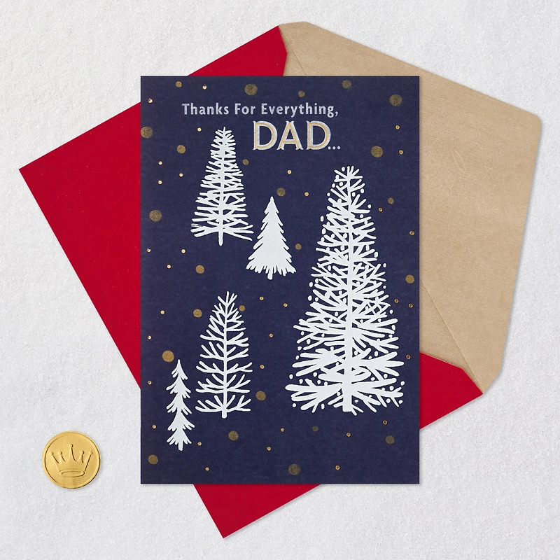 Thanks for Everything, Dad Christmas Card for only USD 4.99 | Hallmark