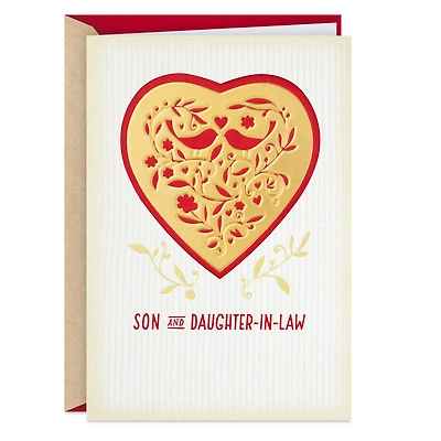 You Mean So Much to Our Family Valentine's Day Card for Son and Daughter-in-Law for only USD 4.79 | Hallmark