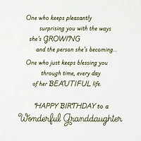 A Unique Kind of Blessing Birthday Card for Granddaughter for only USD 5.59 | Hallmark