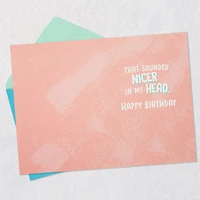 Never Seem to Leave Funny Birthday Card for Sister for only USD 4.49 | Hallmark