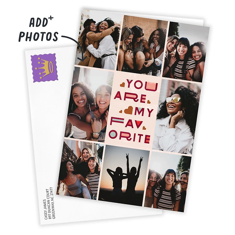 You Are My Favorite Photo Collage Custom Card for only USD 4.99 | Hallmark