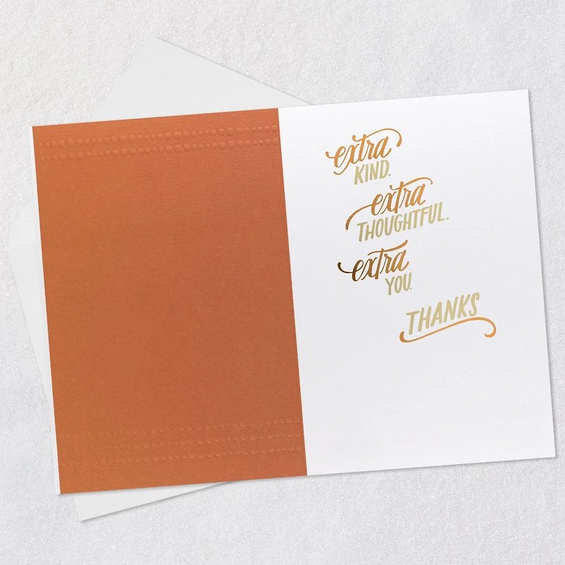 So Extra Kind and Thoughtful Thank You Card for only USD 4.99 | Hallmark