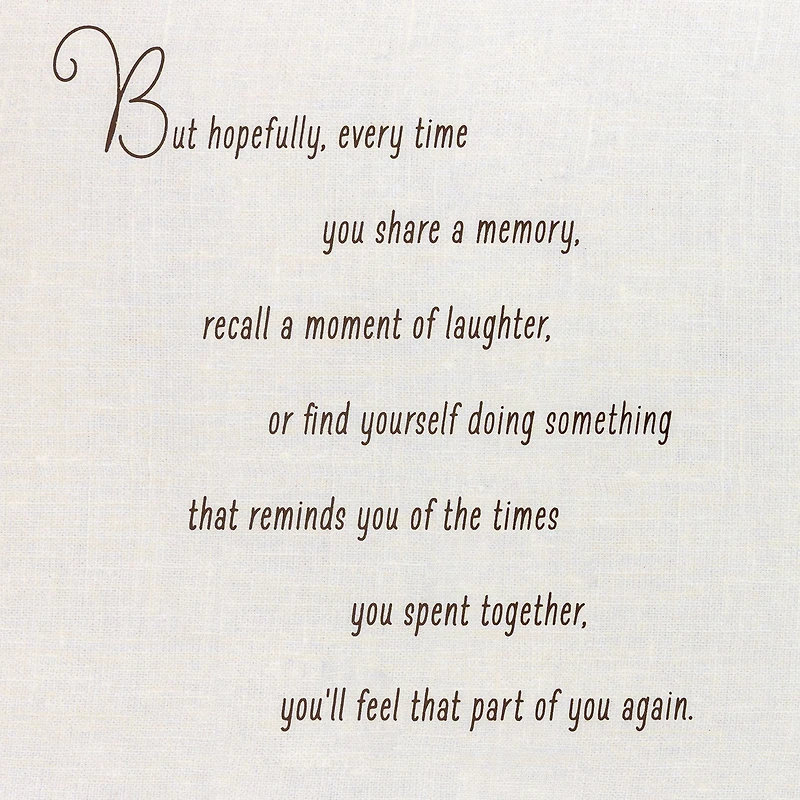 Hope You'll Find Comfort in the Remembering Sympathy Card for only USD 8.99 | Hallmark