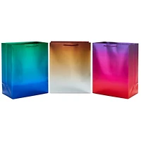 13" Ombré Metallic 3-Pack Large Gift Bags Assortment for only USD 11.99 | Hallmark
