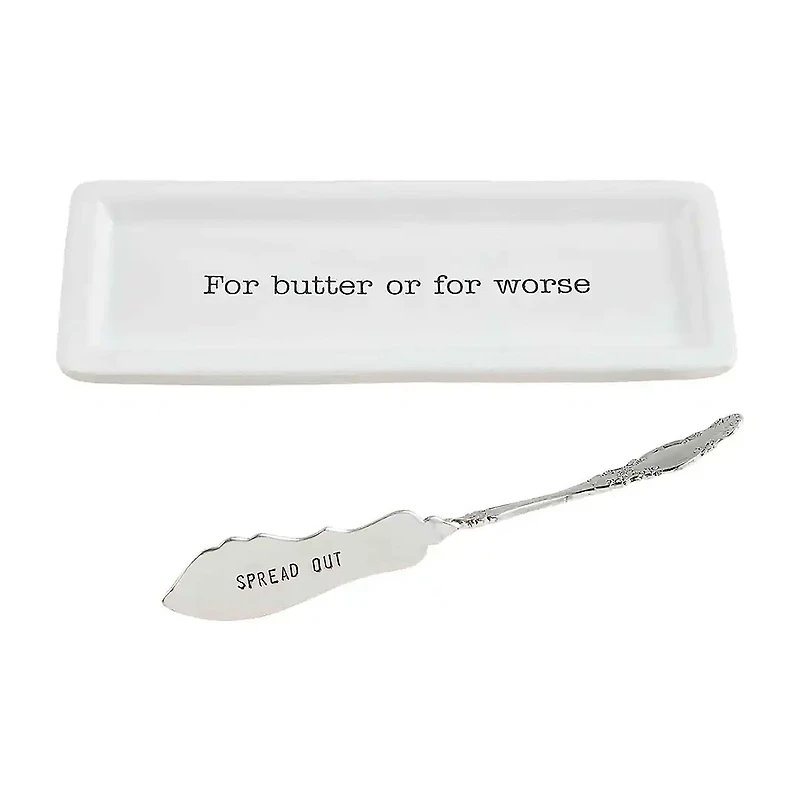 Mud Pie Butter Dish and Spreader Set for only USD 24.99 | Hallmark